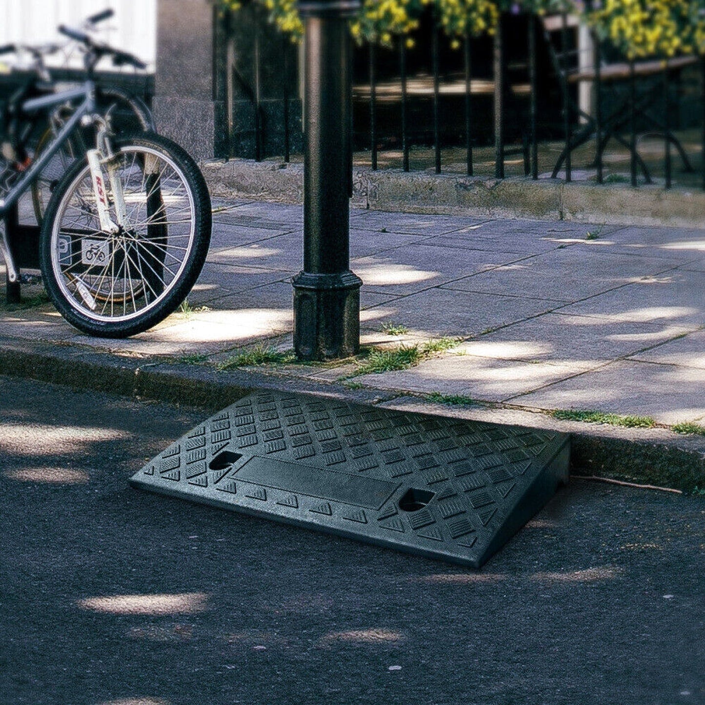 Universal Access Heavy-Duty Ramp for Mobility Kerb Curb Threshold