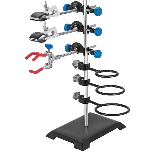 Iron Stand Support Pole for Laboratory Chemistry Flask Condenser 600mm