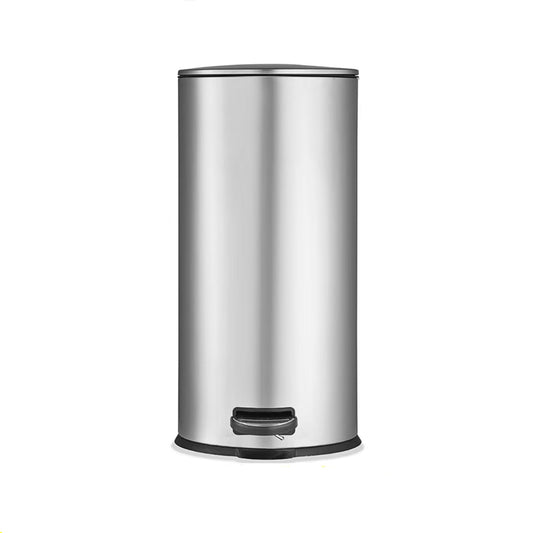 30L Stainless Steel Rubbish Bin for Kitchen or Office