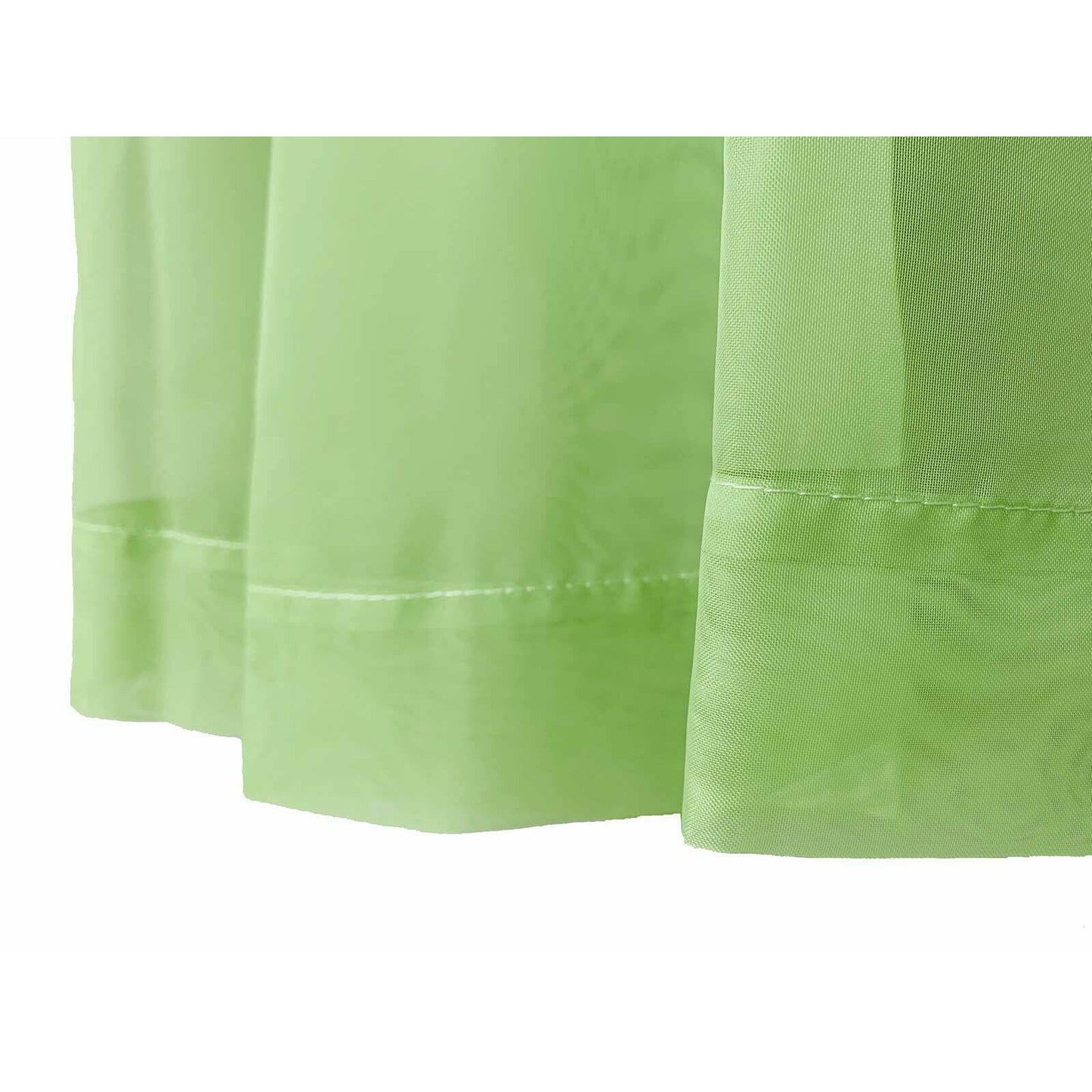 Organza Voile Sheer Curtain with Rod Pocket for Window Draping