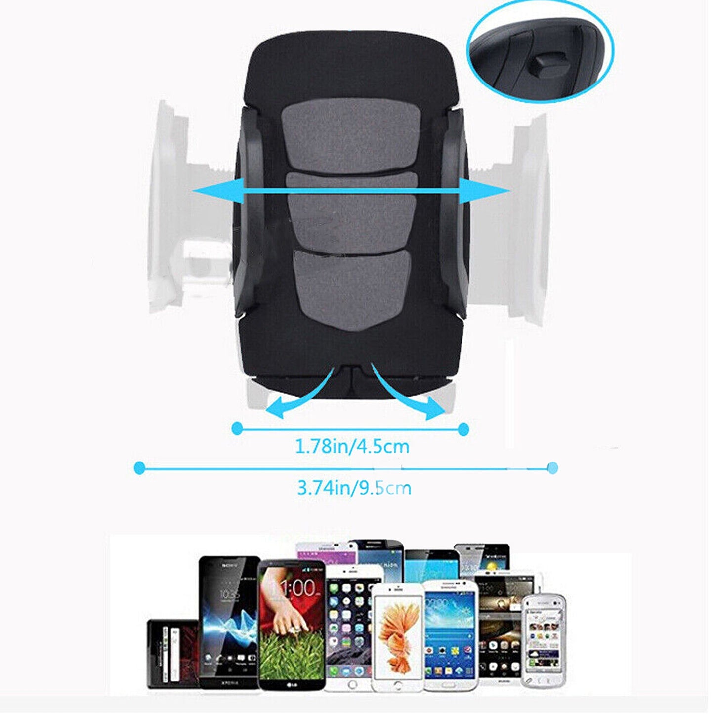 Mobile Phone GPS Car Cup Holder Phone Mount Adjustable