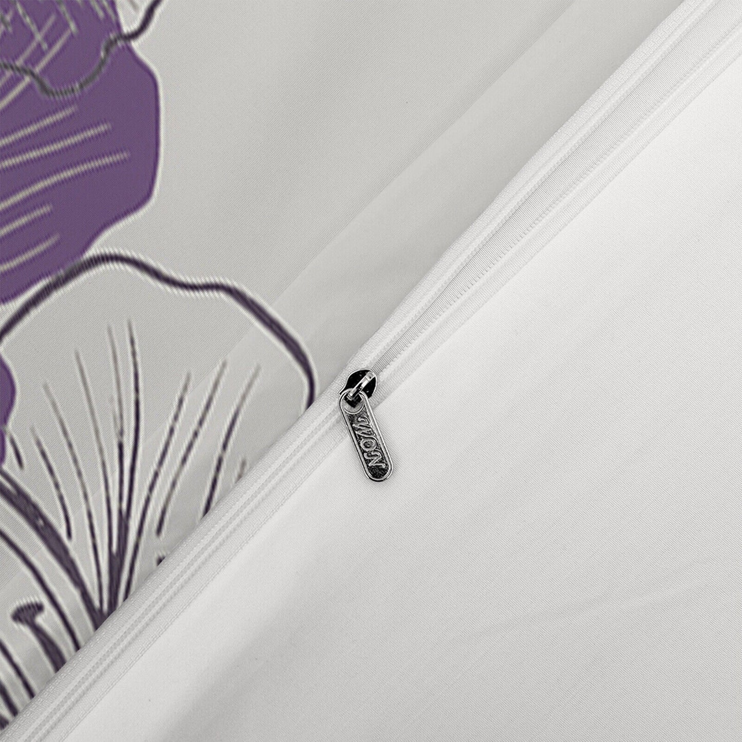 Purple Floral Bedding Duvet Quilt Cover Set Double Queen King Size