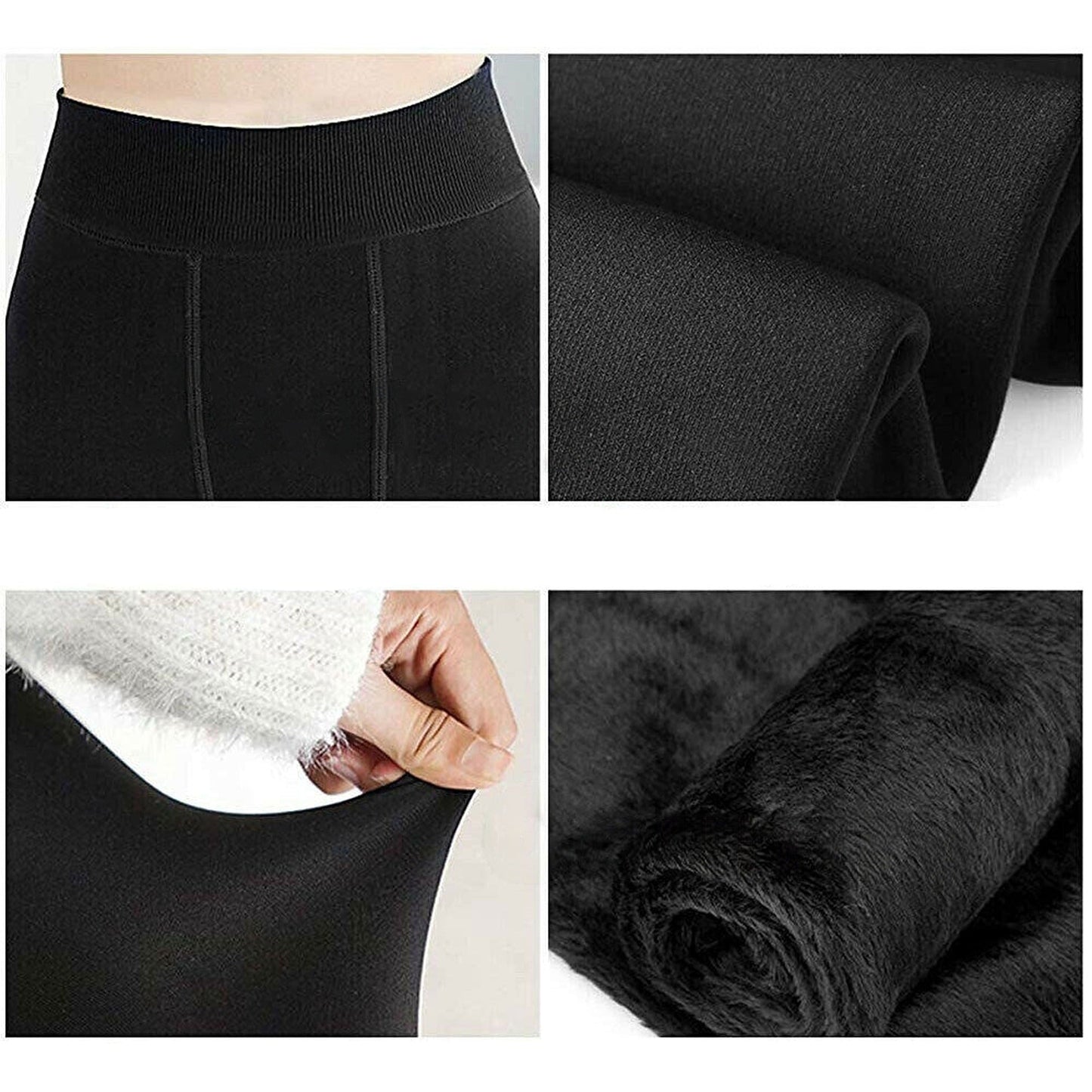 Thermal Fleece Lined Leggings Women Winter Slim Stretch Pants