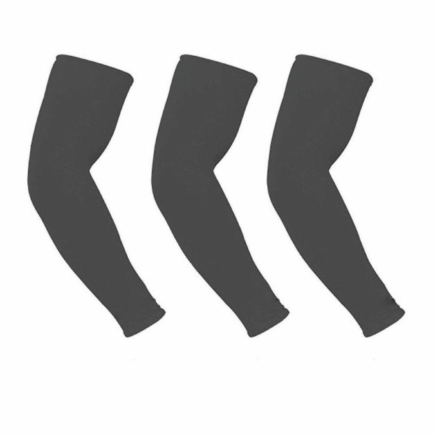 3 Pairs Sport Compression Arm Sleeves for Cooling and Protection