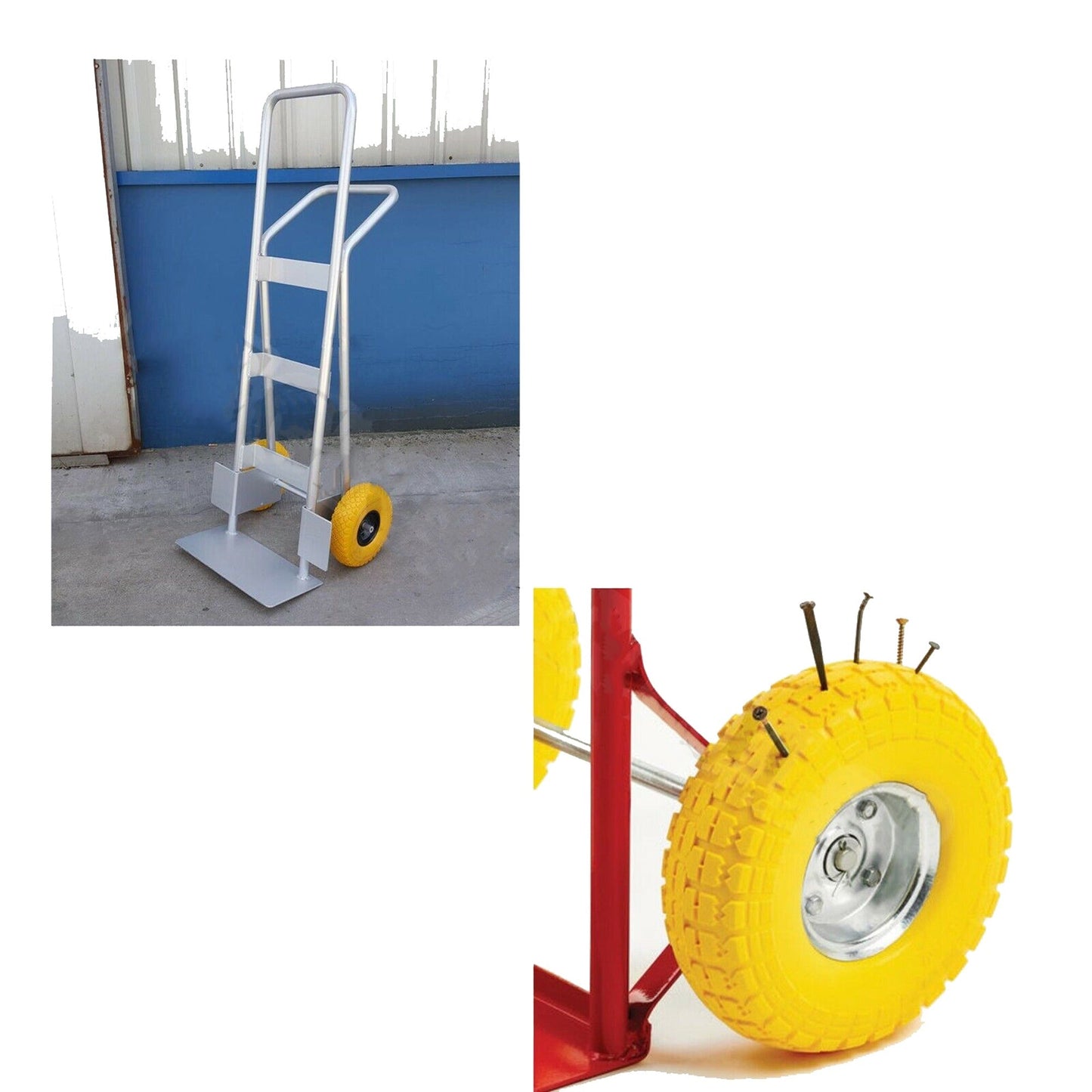 Polyurethane Foam Hand Trolley Truck Wheel Sack Wheelbarrow 16mm