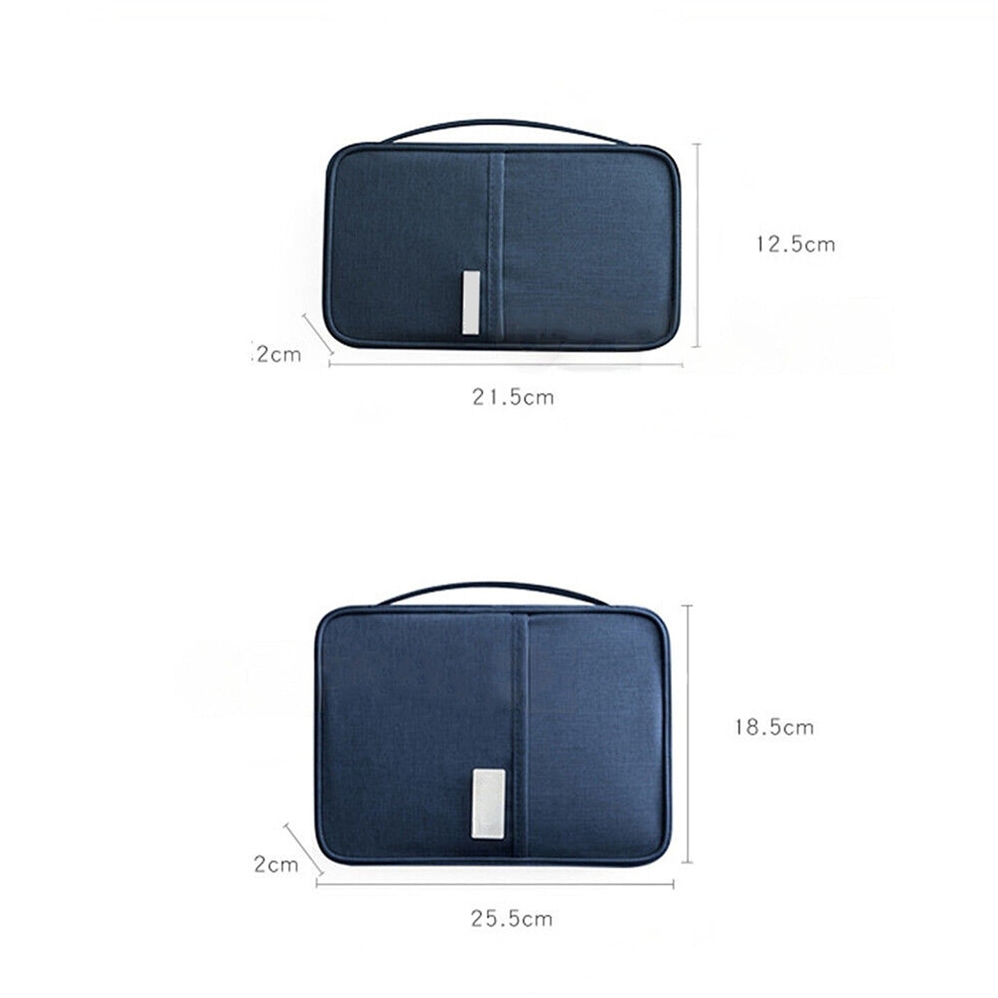 Tiffiny Blue RFID Travel Document Wallet Waterproof Passport Holder