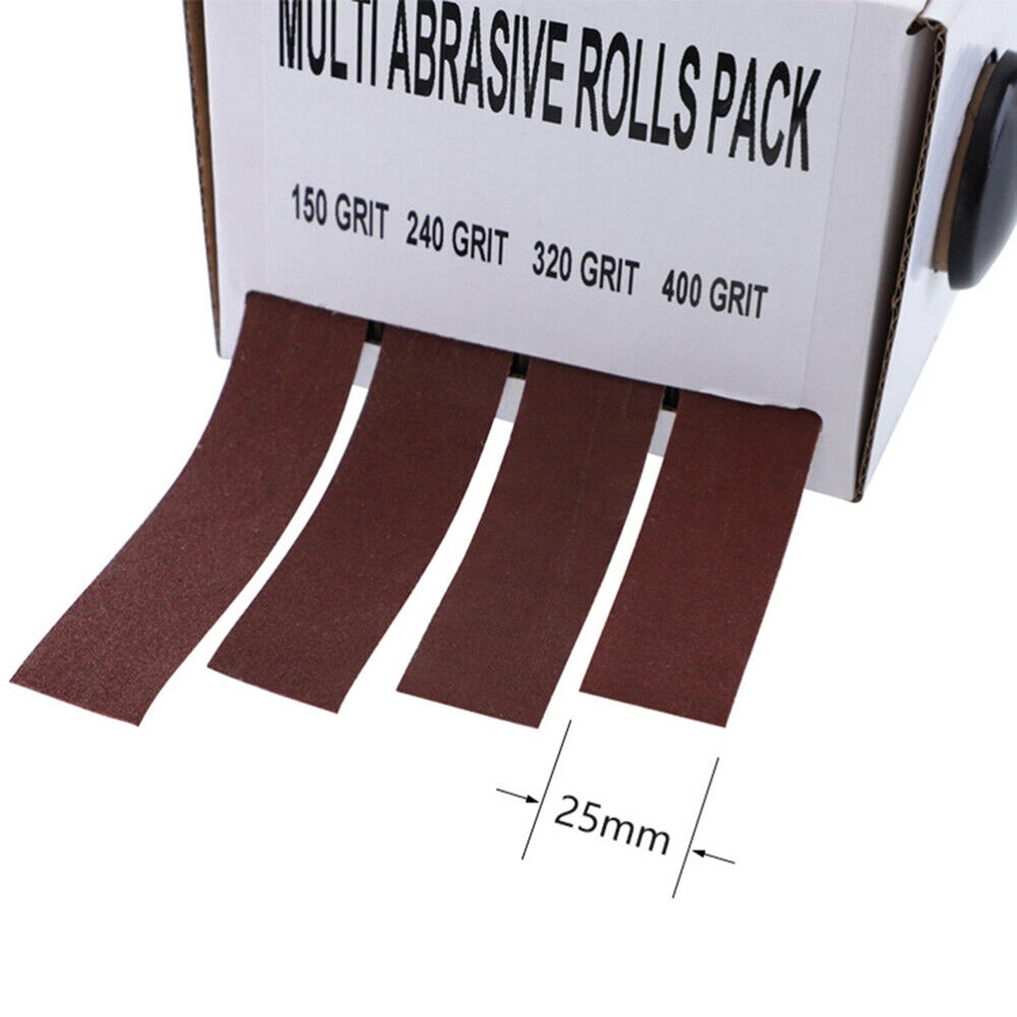 Metalwork Sandpaper Roll with Handy Dispenser Emery Cloth Kit