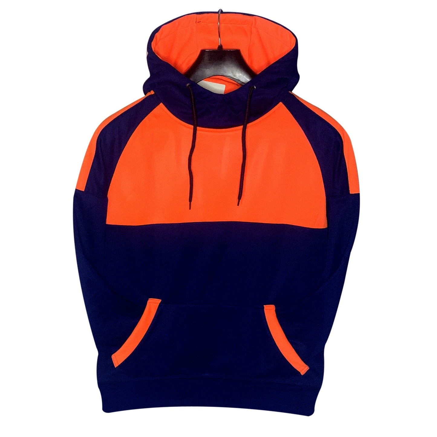 Orange Reflective Sports Workwear Men Hoodie Jacket