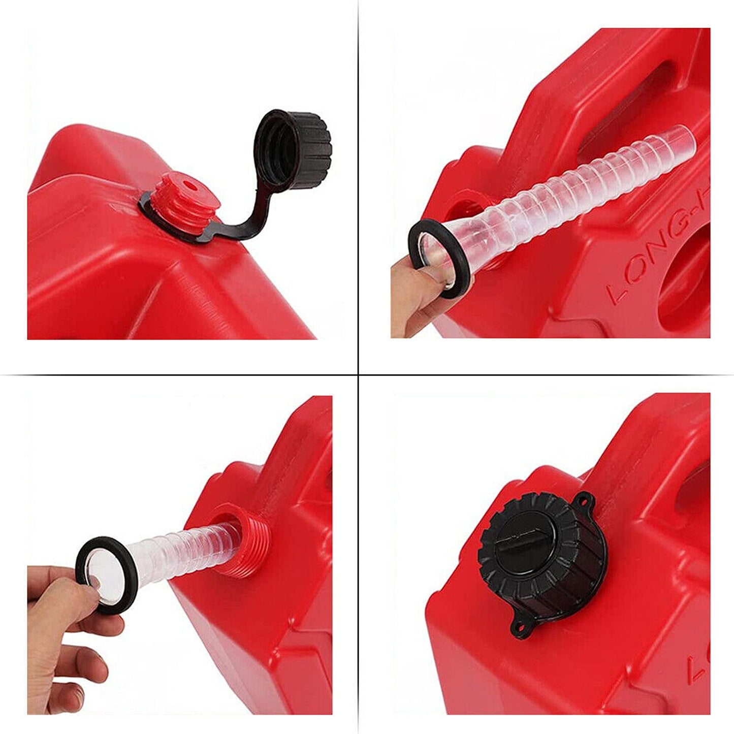 5L Heavy Duty Red Jerry Can with Free Holder