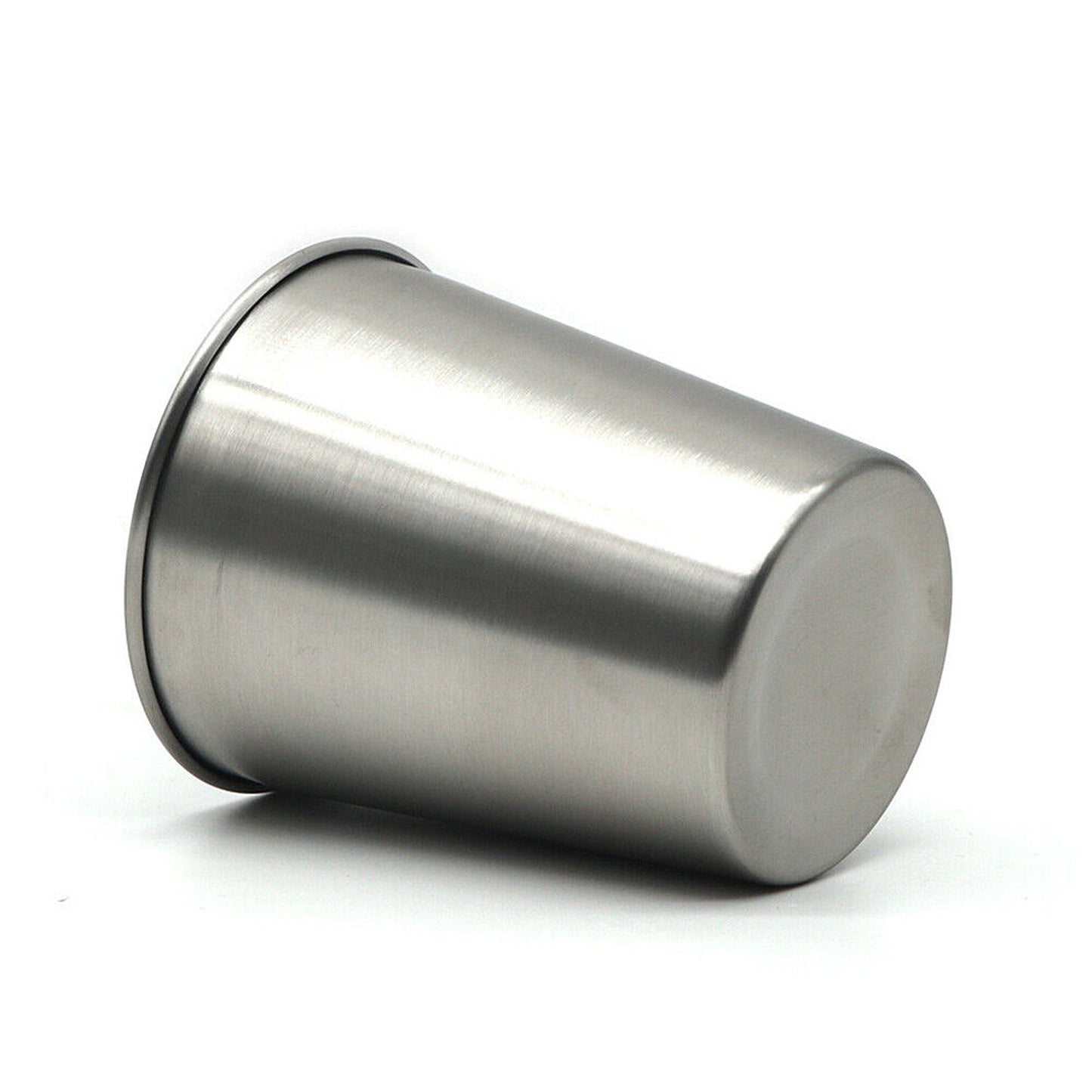 4-Pack Stainless Steel Drinking Mugs 350ml and 500ml For Coffee and Beer