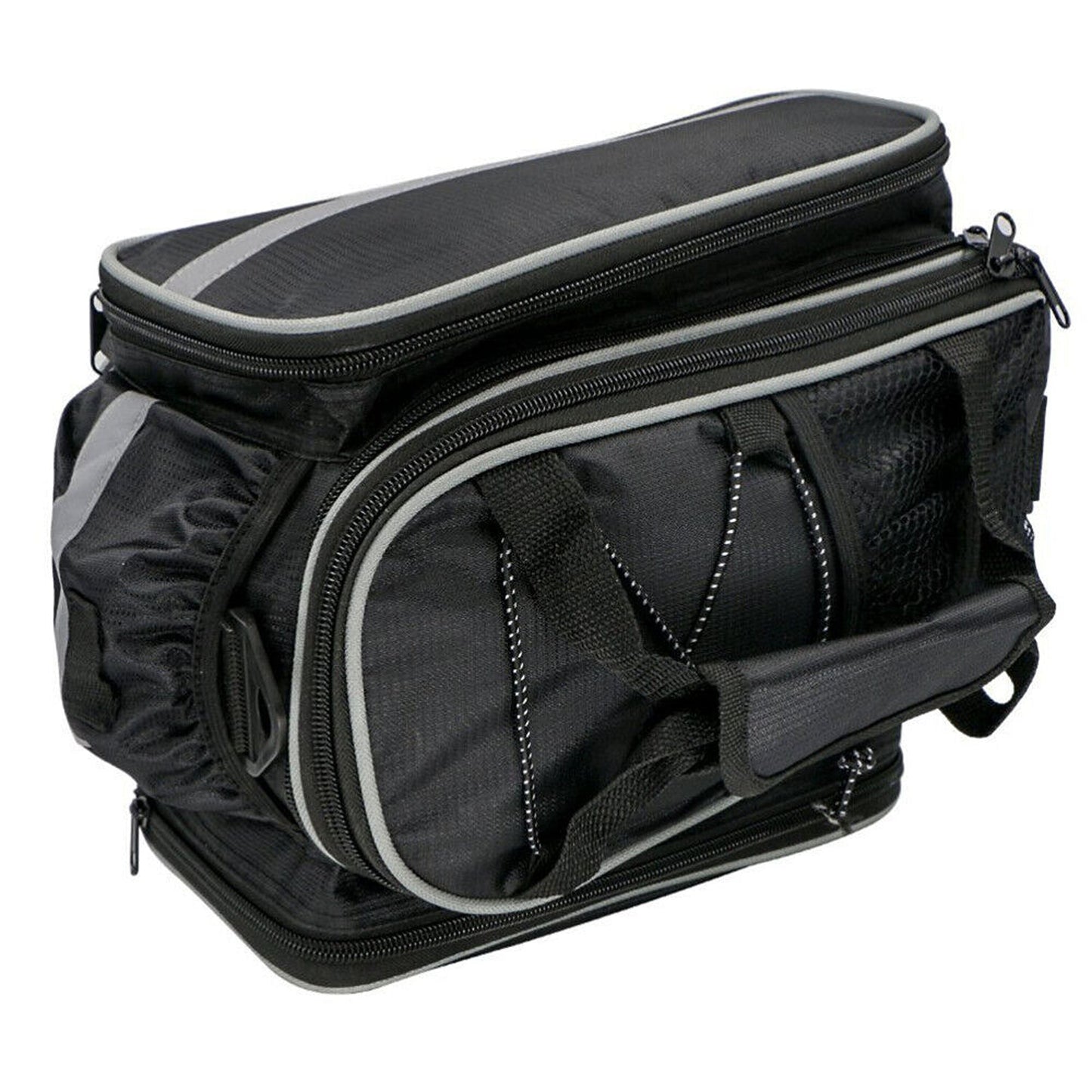 Black Rear Pannier Bike Storage Bag Waterproof Handbag