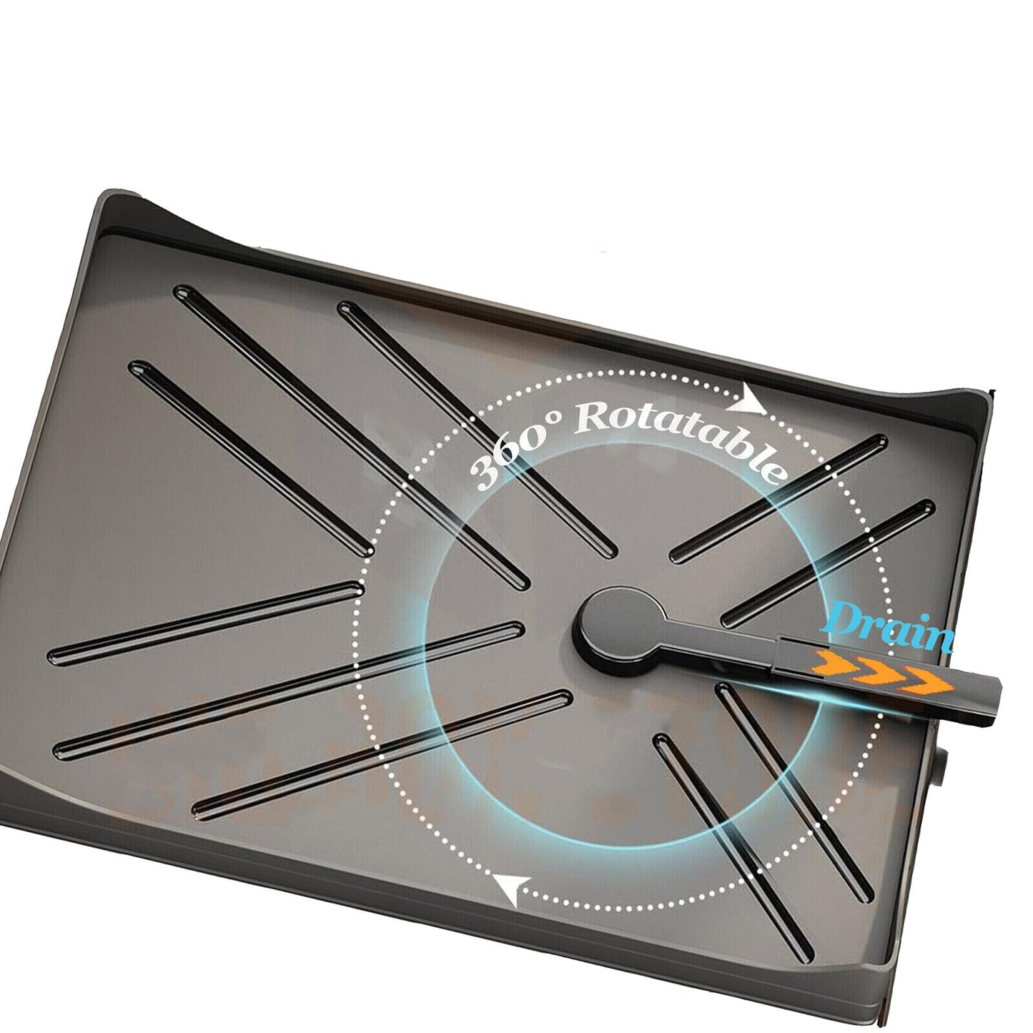 Over Sink Dish Drainer with Cup Holder Two-Tier Kitchen Rack