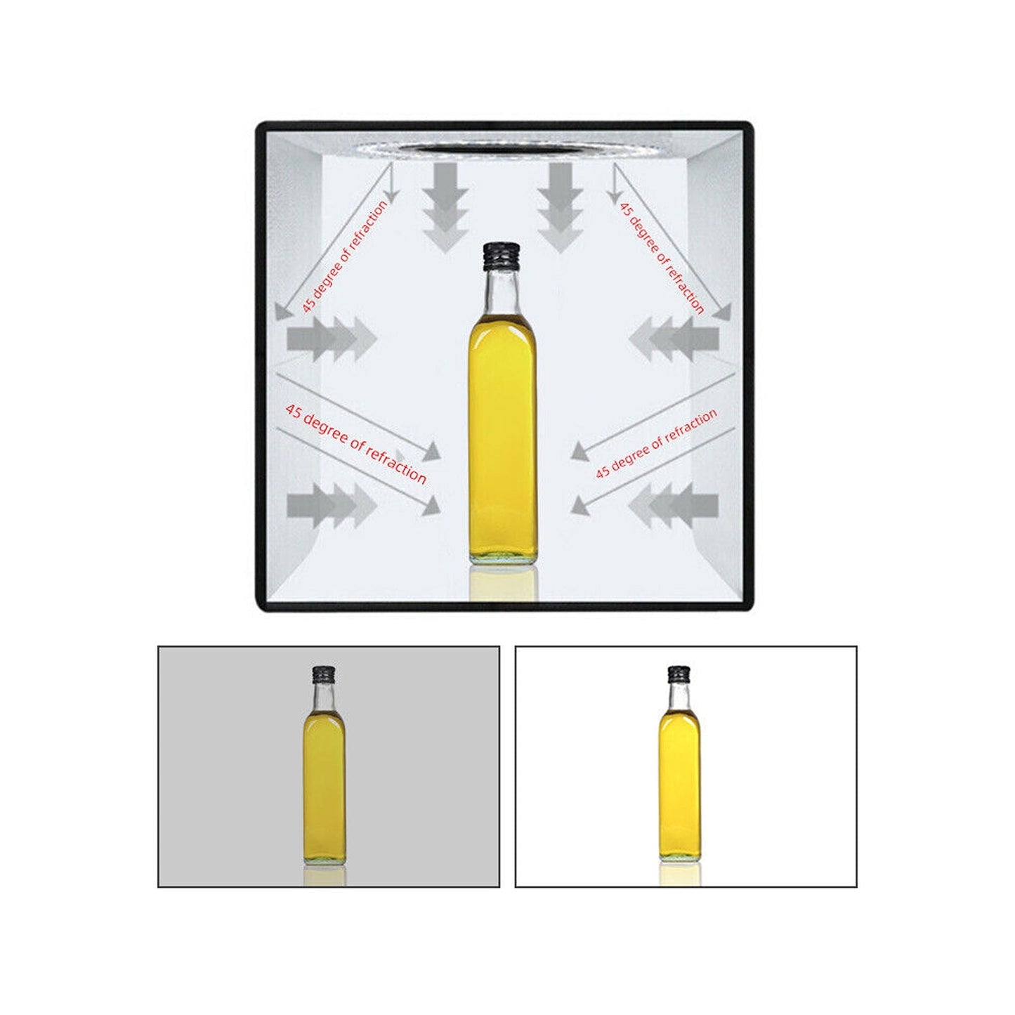 Portable Photo Studio Light Box with 144 LED Lighting for Product Photography