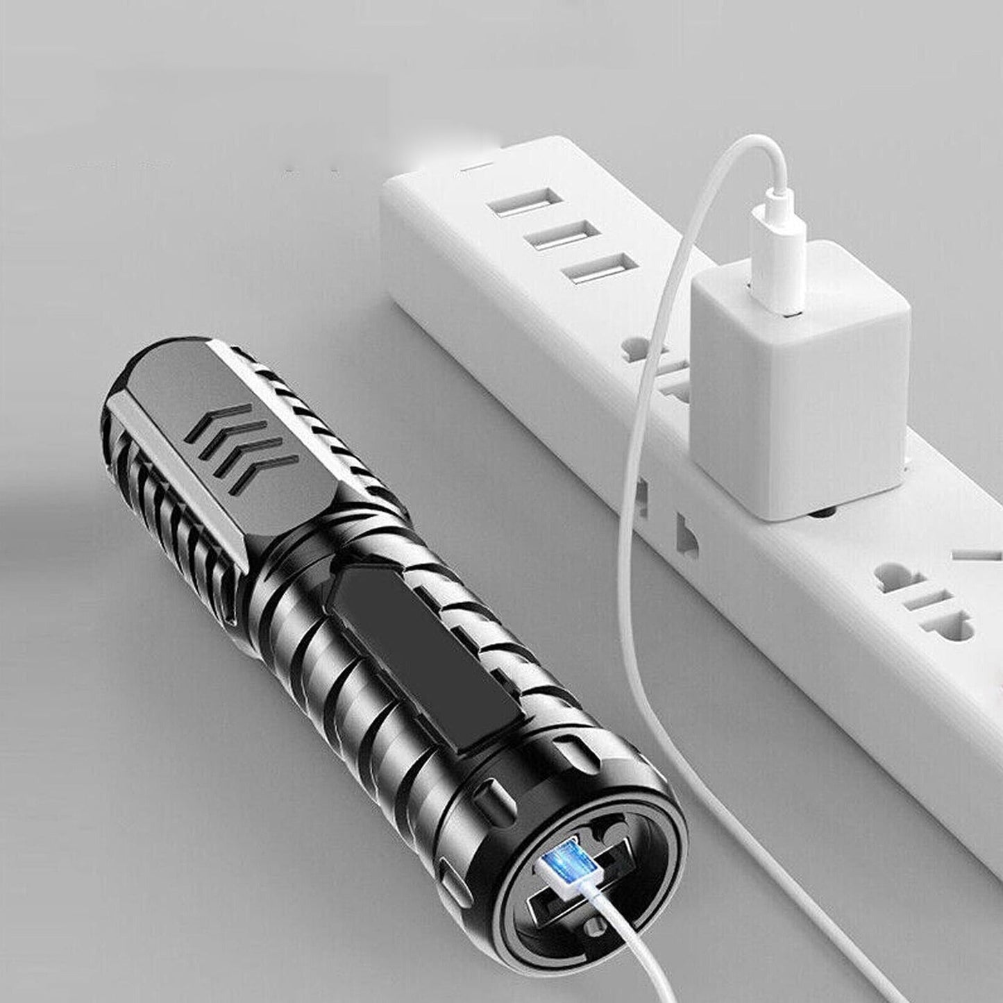 Multifunctional Camping Flashlight Rechargeable Outdoor Flashlight Tool