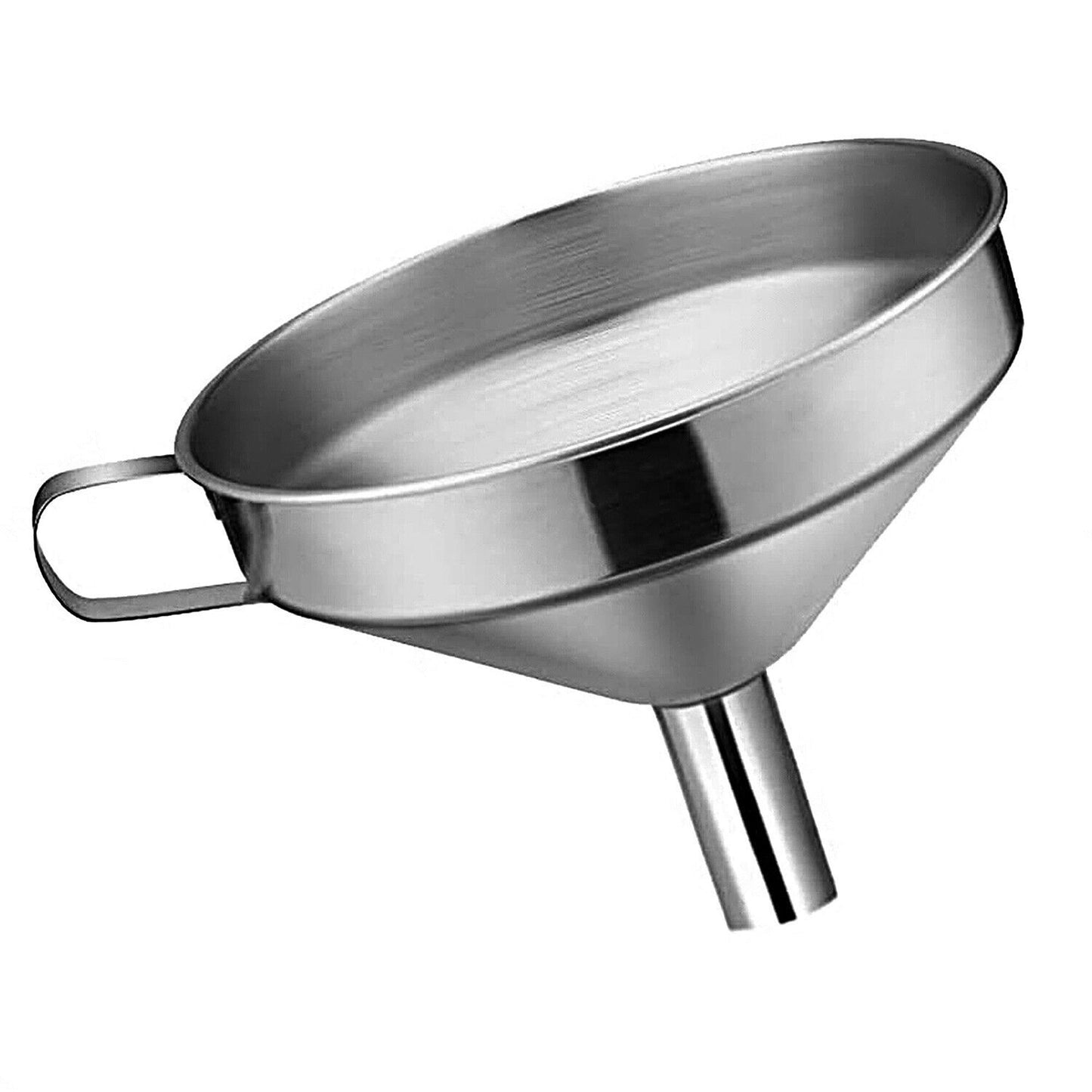 Kitchen Funnel with Detachable Filter Stainless Steel for Liquids and Oils