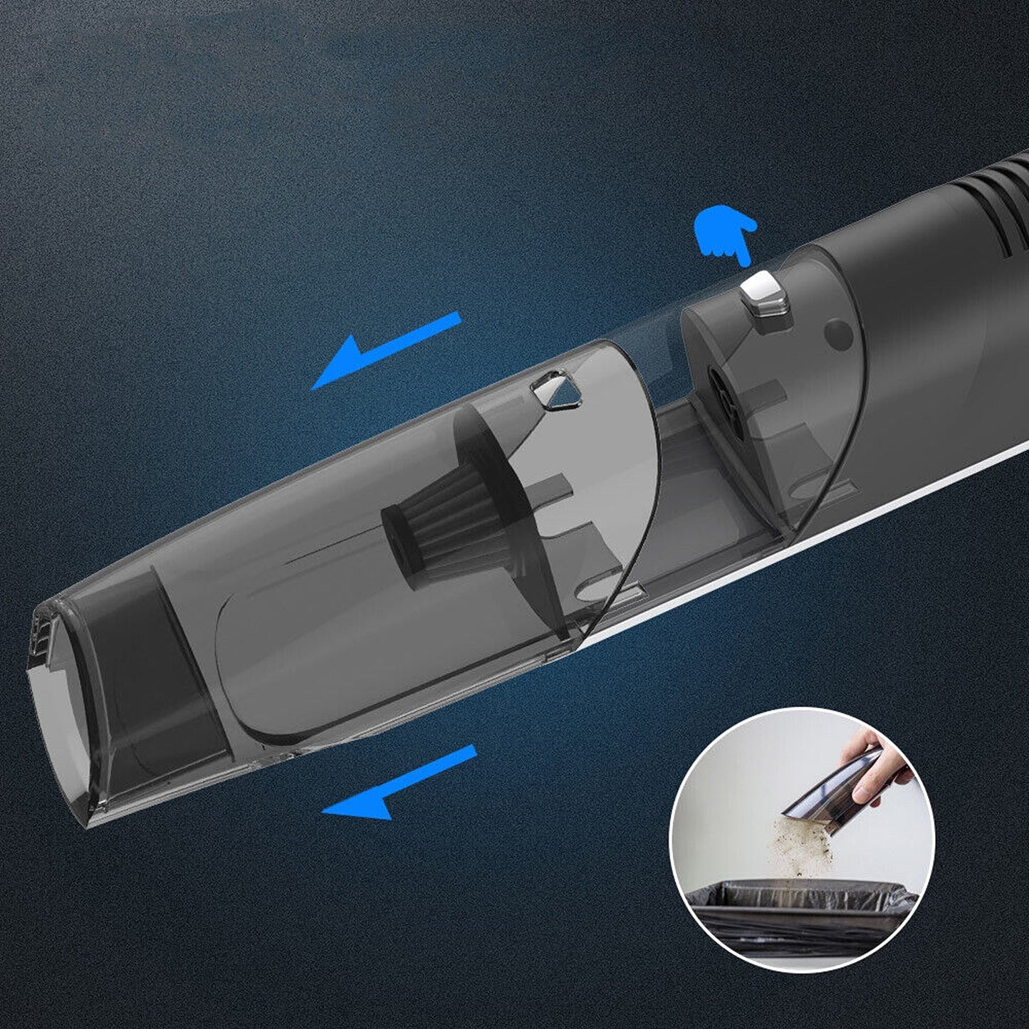 Cordless Handheld Vacuum Cleaner Wireless Auto Cleaners 7500PA