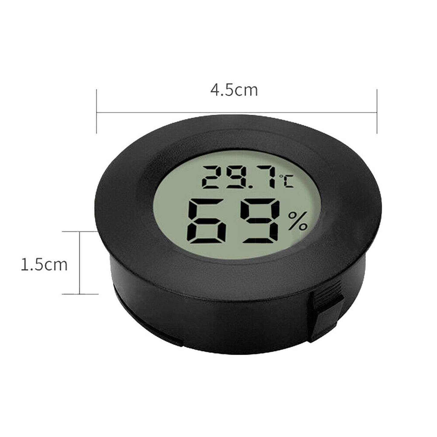 4pcs Mini Digital LCD Thermometer Indoor Hygrometer Humidity Meter