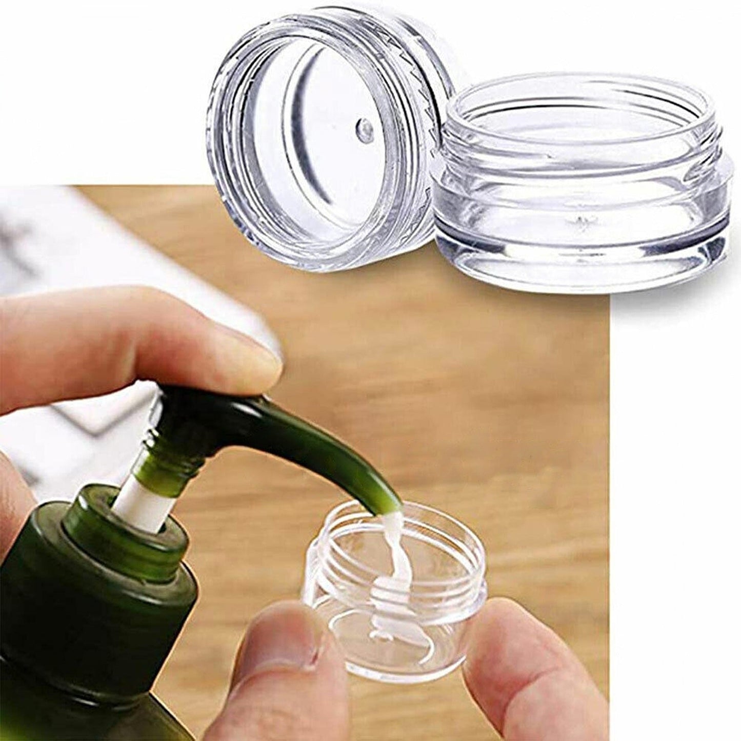 Face Cream Cosmetic Sample Containers Makeup Jar Pot Lip Balm