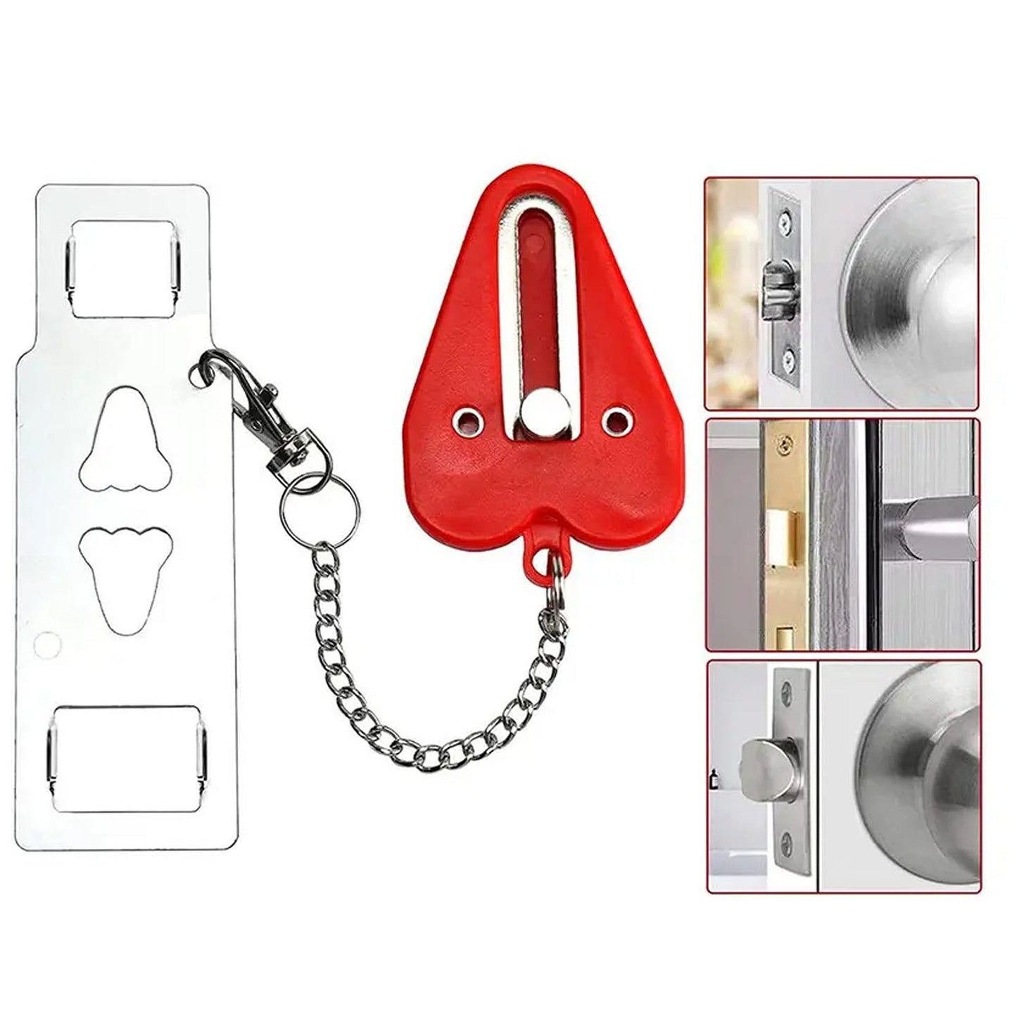 Portable Security Door Lock for Safe Travel and Home Use