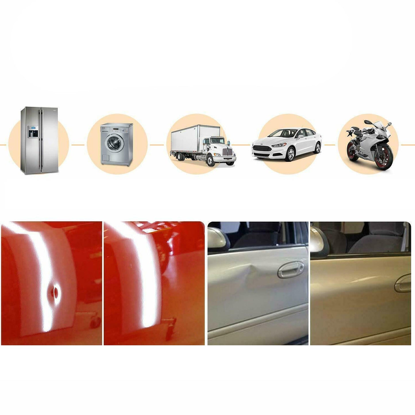 23-Piece PDR Tools Push Rods Set for Paintless Dent Repair