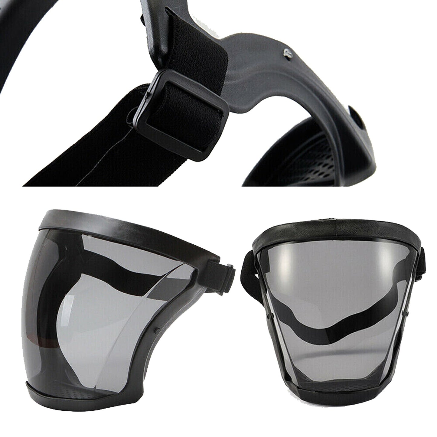 Adult Full Face Shield Mask Super Protective Anti-Fog Design