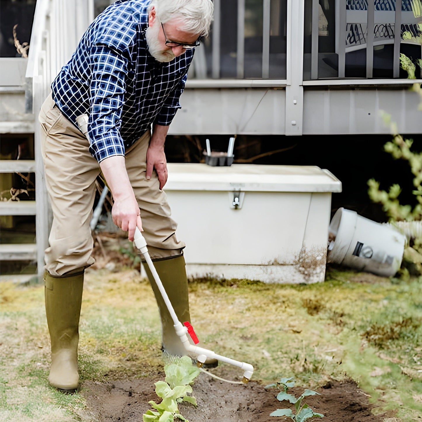 Herbicide Rope Wick Applicator Hand Held Weed Wiper for Garden Use