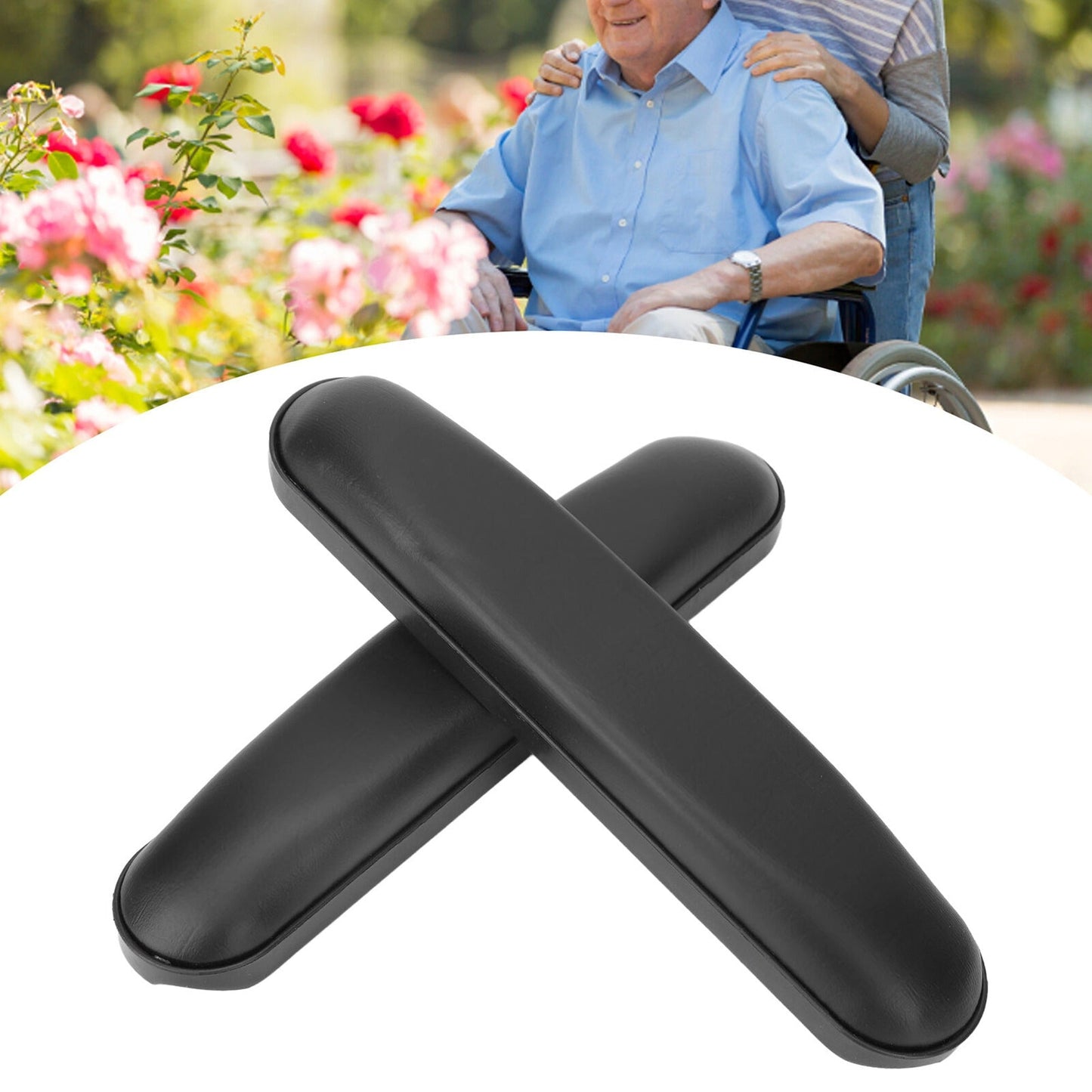 2pcs Universal Waterproof Replacement Arm Pad for Wheelchairs