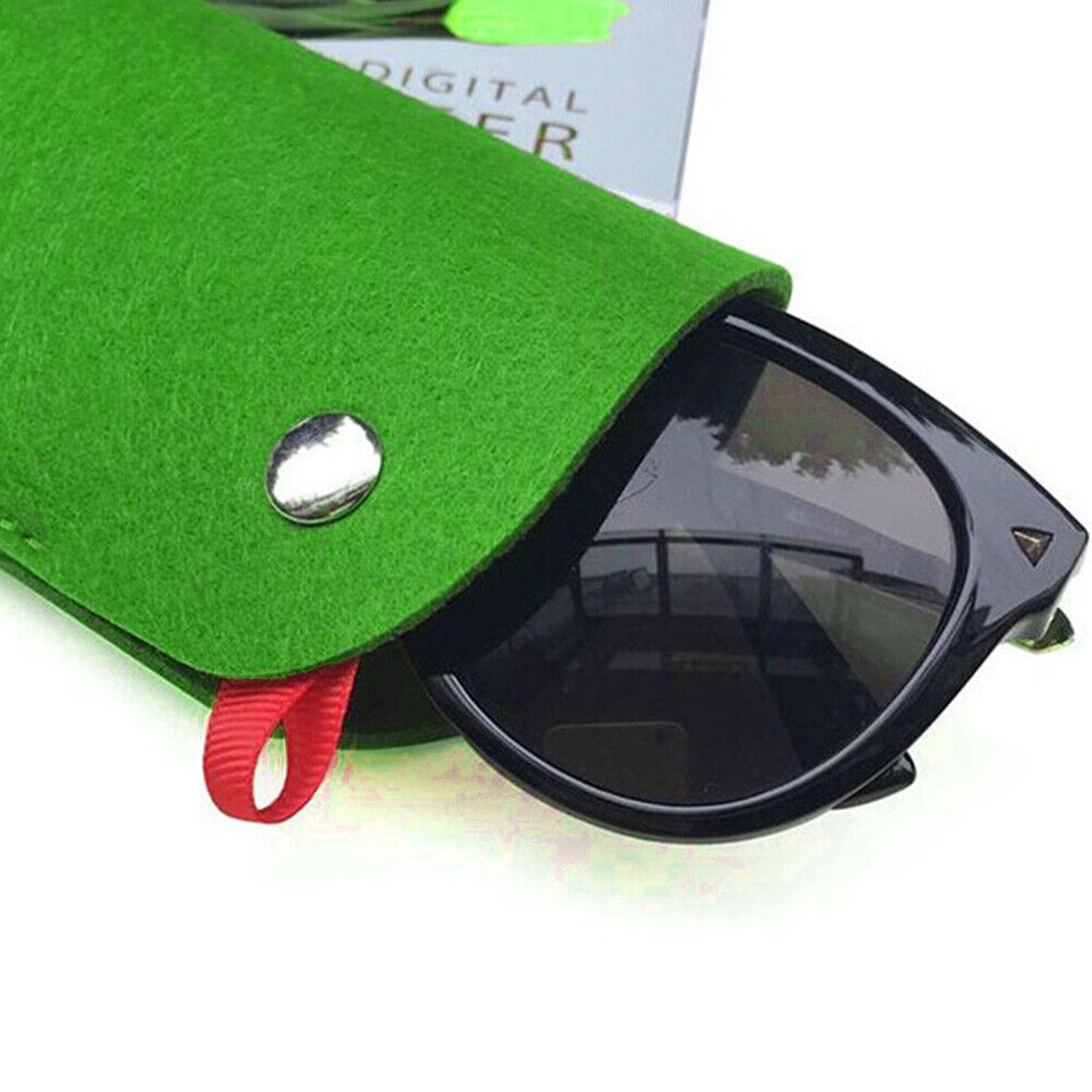 Soft Felt Pouch for Sunglasses Scratchproof Eye Glasses Sleeve