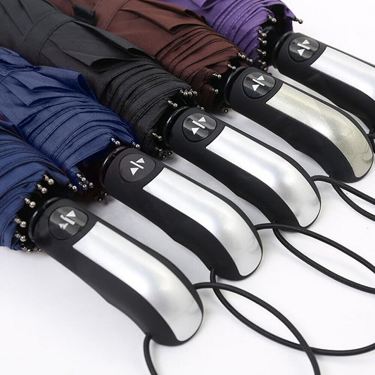 Compact Automatic Umbrella Windproof Auto Open Close Folding