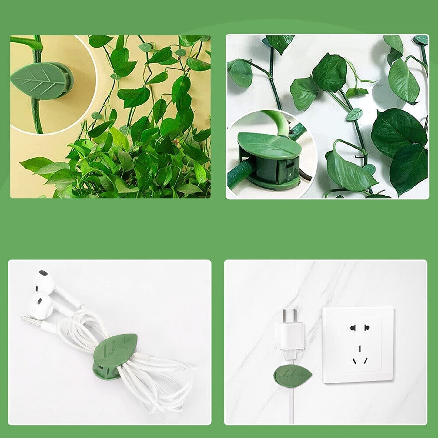 Invisible Plant Climbing Wall Clips Vine Fixt Pothos Rattan Sticky Hook Wire