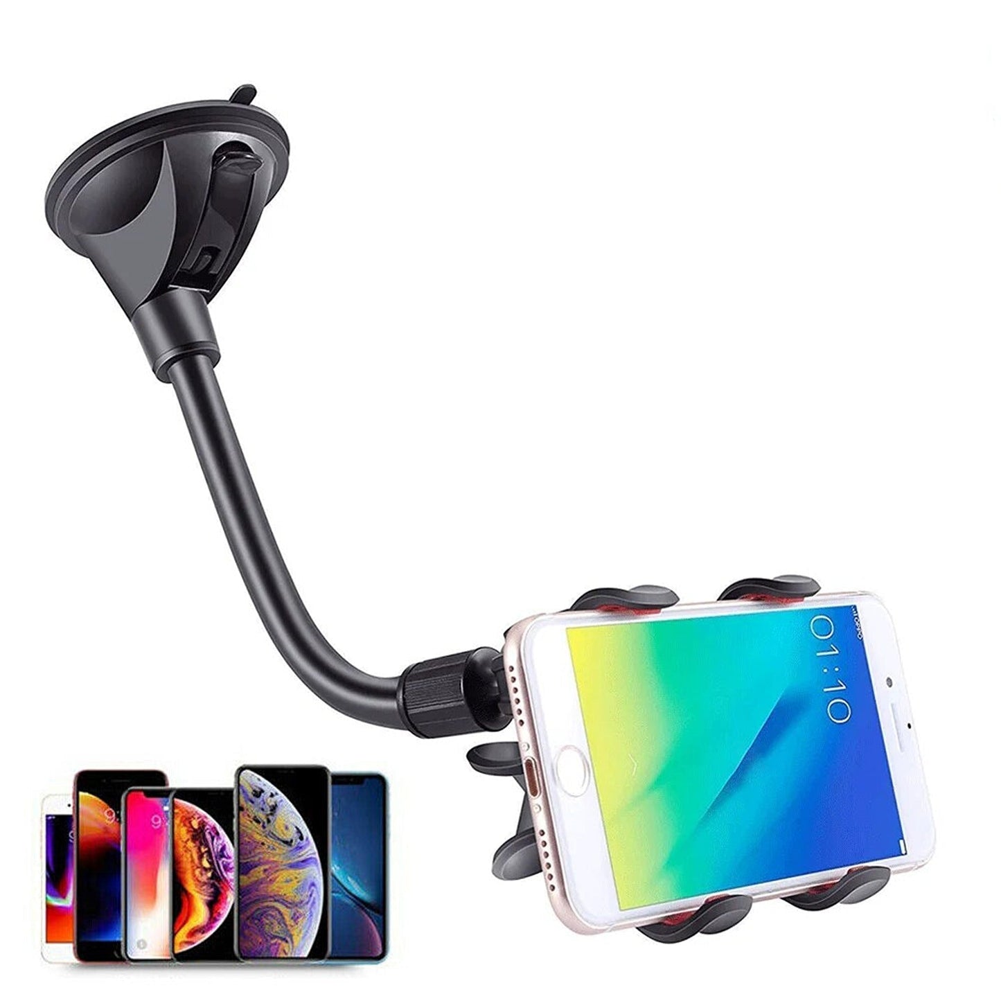 Universal Phone Mount Car Holder Suction Windscreen Dashboard