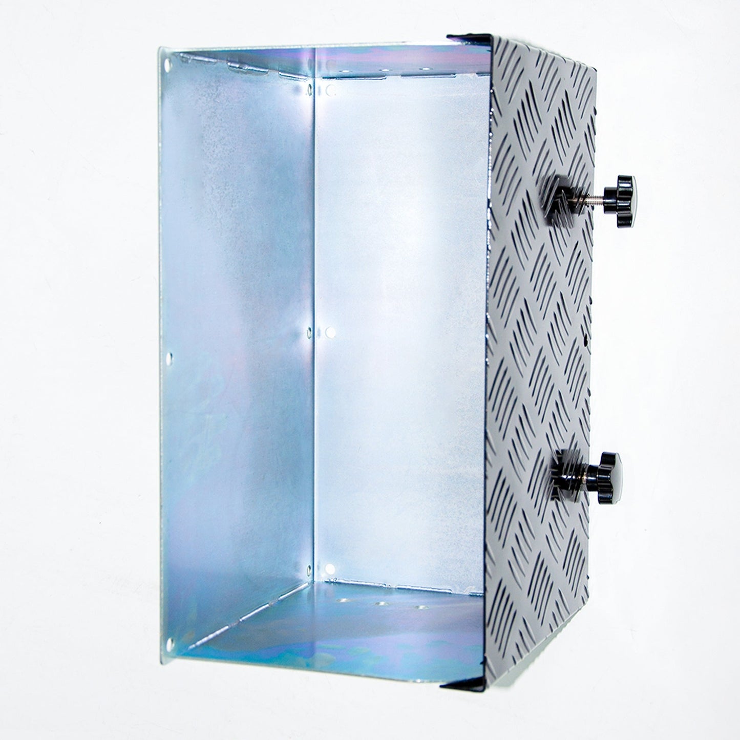 Galvanized Battery Box Set Sturdy Spare Part for Trailer and Caravan