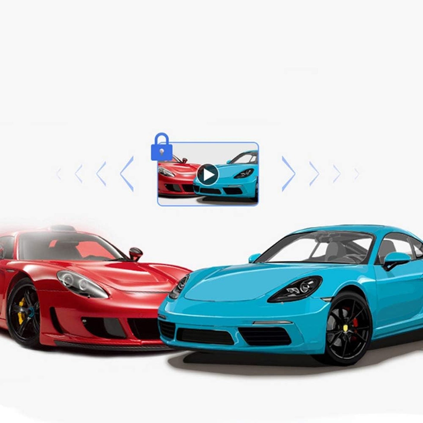 1080P Dash Cam Dual Lens Video Recorder Front Camera