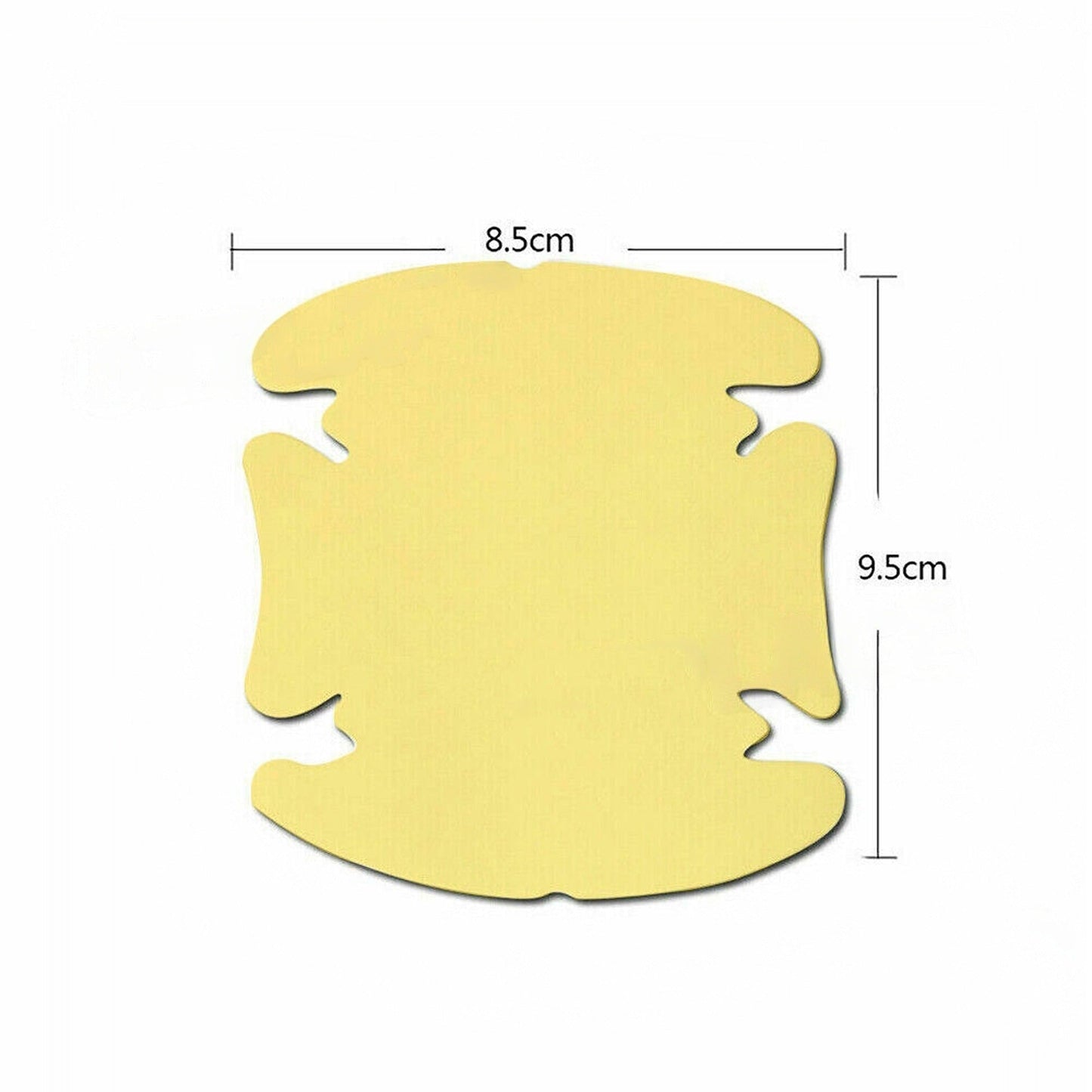 8pcs Transparent Scratch Protection Vinylfilm Car Door Handle Sticker