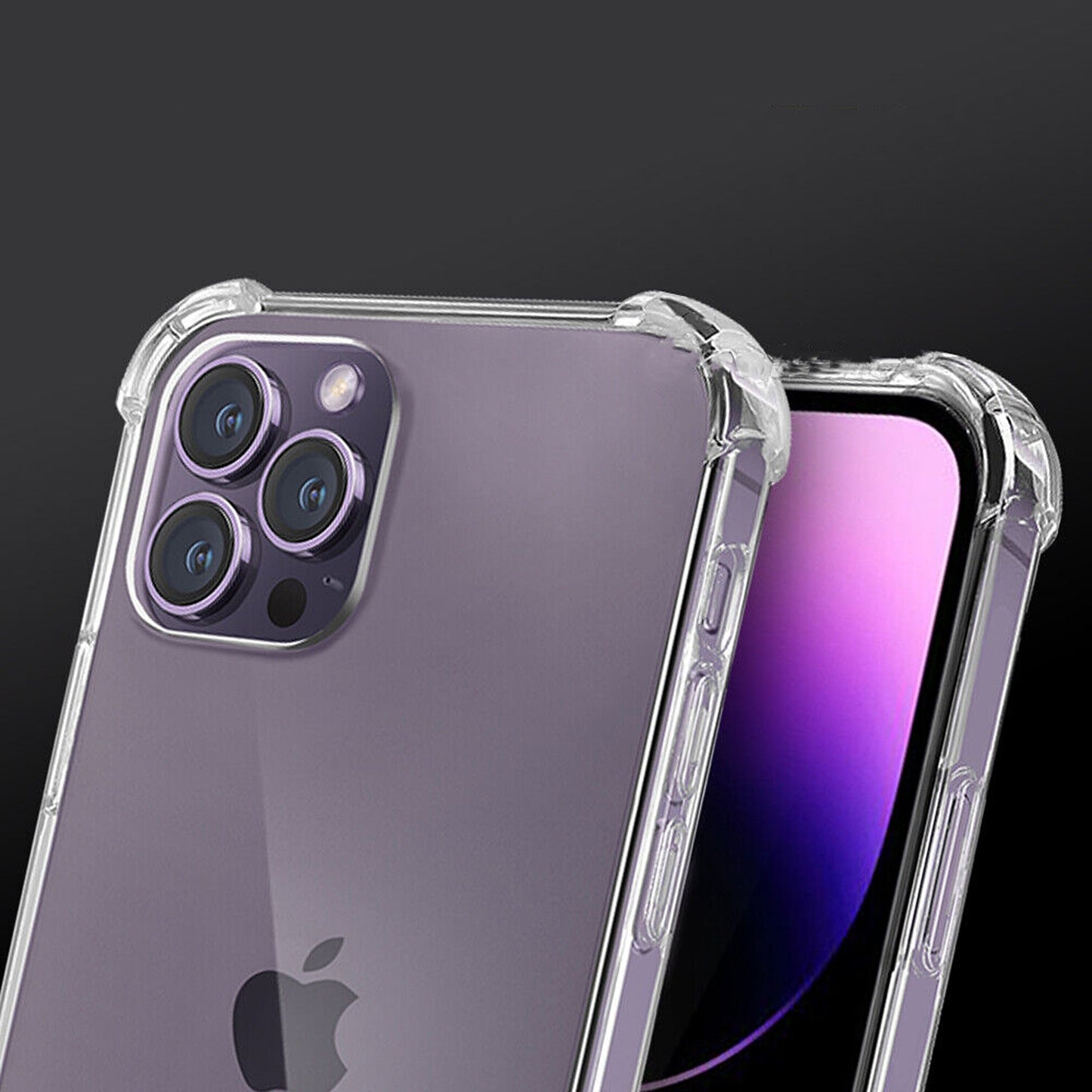Clear Shockproof Bumper Case for iPhone 15 14 13 Pro Max XS XR Plus