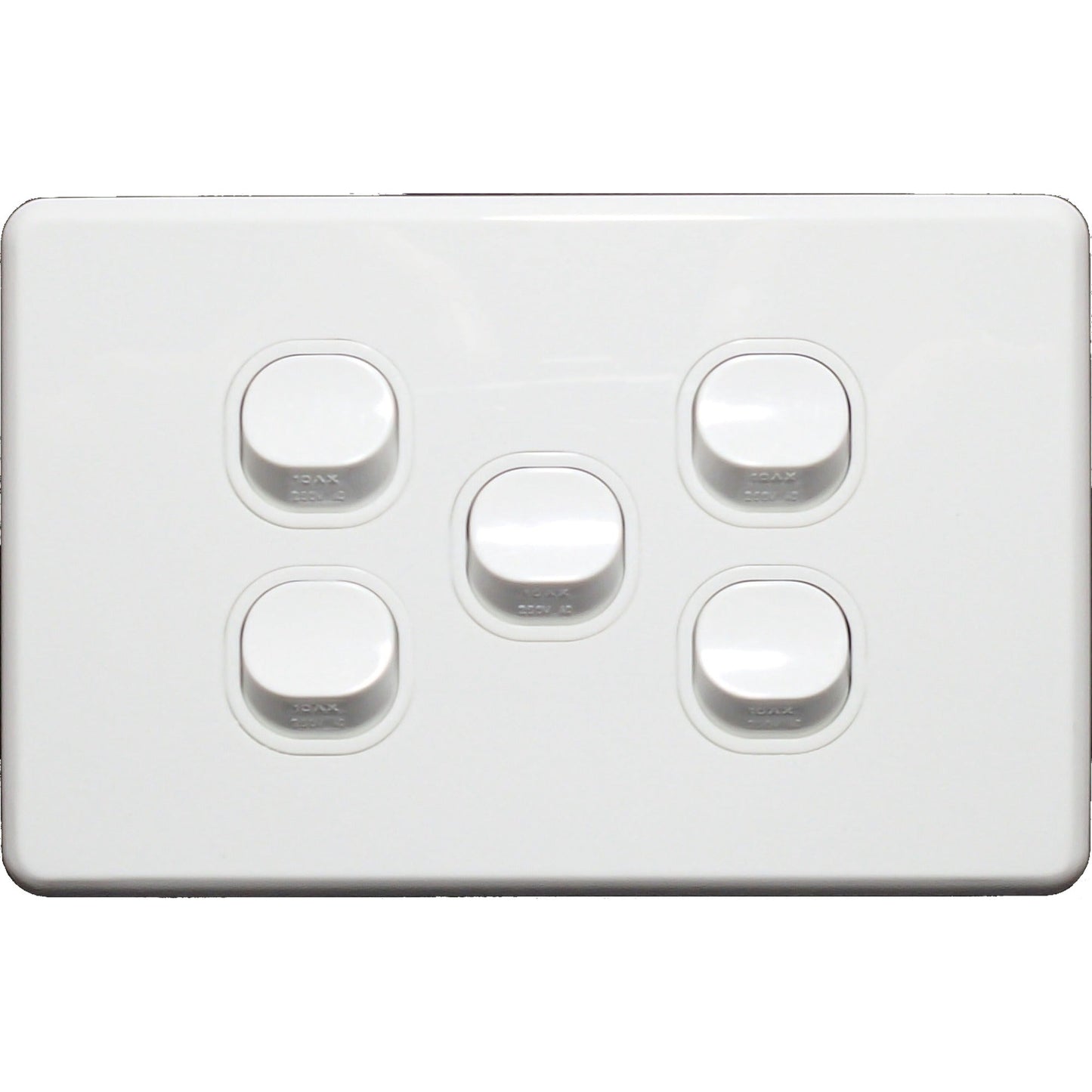 Wall Mounted Double Power Point with 3.6 Amp GPO Outlet Switch