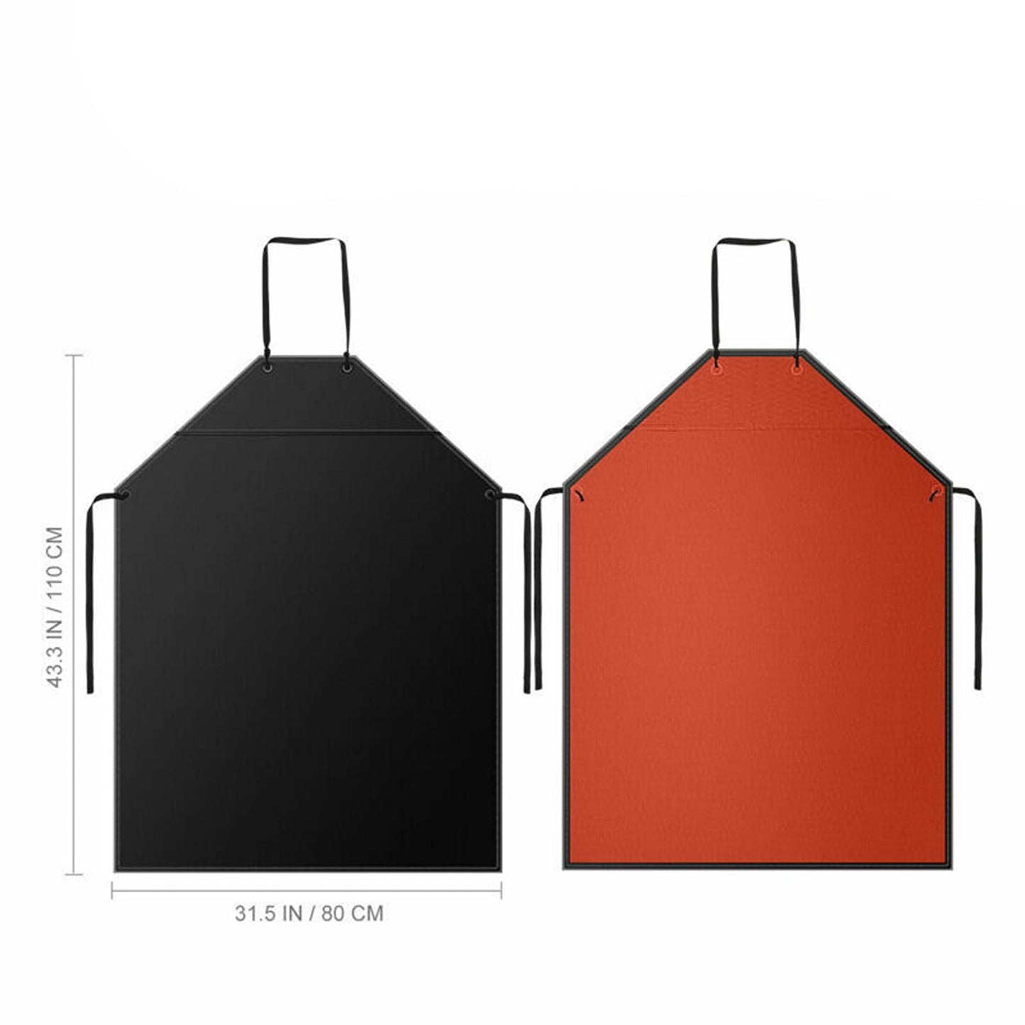 Chef Choice Heavy Duty Waterproof Apron Black PVC