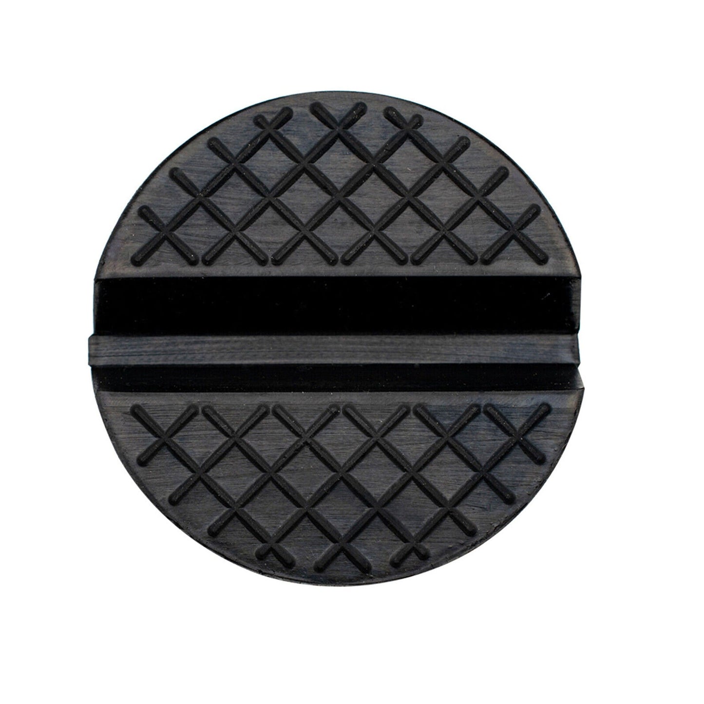 2pcs Rubber Jacking Pad with Slotted Rail for Car Lift