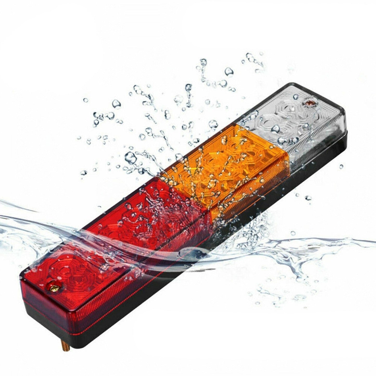 2pcs 12V Tail Lights for Trailer Ute Caravan Truck Stop Indicator Lamps