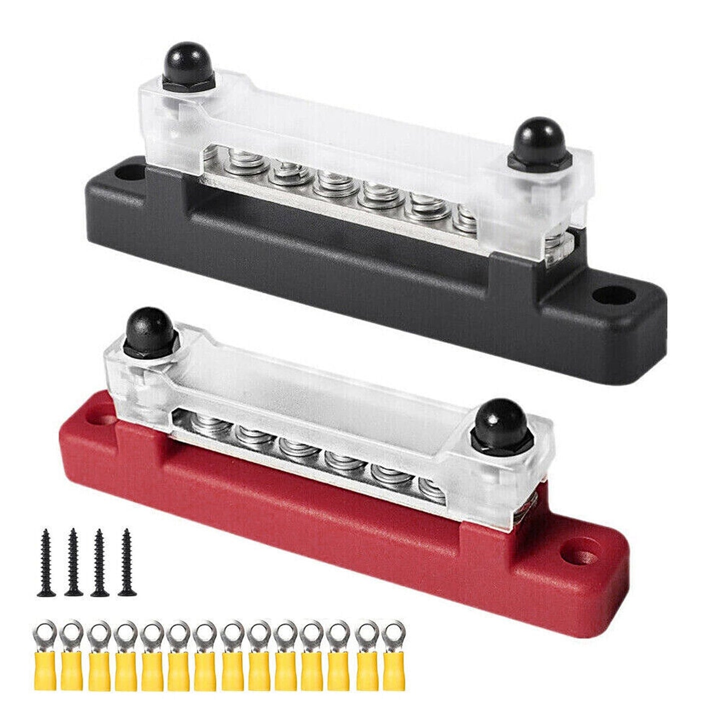 Power Distribution Block for Car Battery Connection Dual Terminal