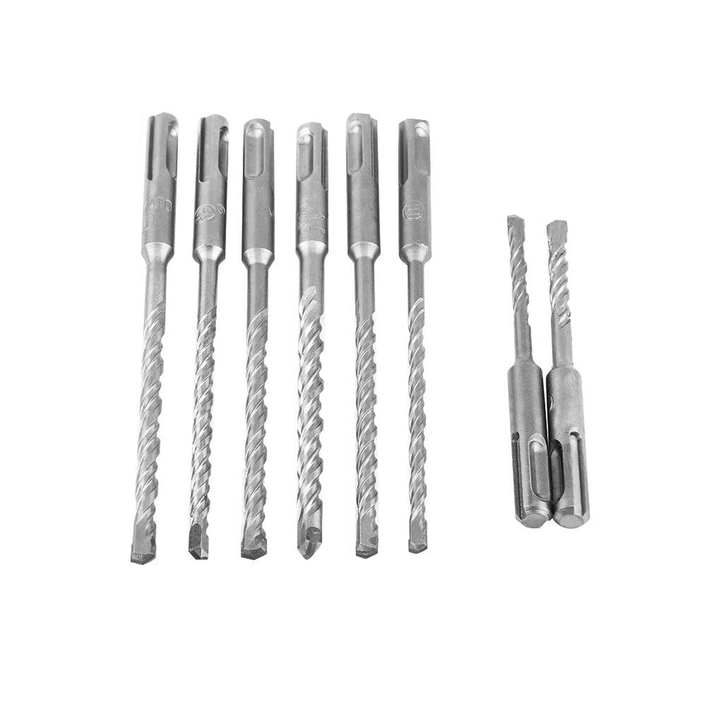 17pcs Masonry SDS PLUS Rotary Hammer Drill and Chisel Bit Set