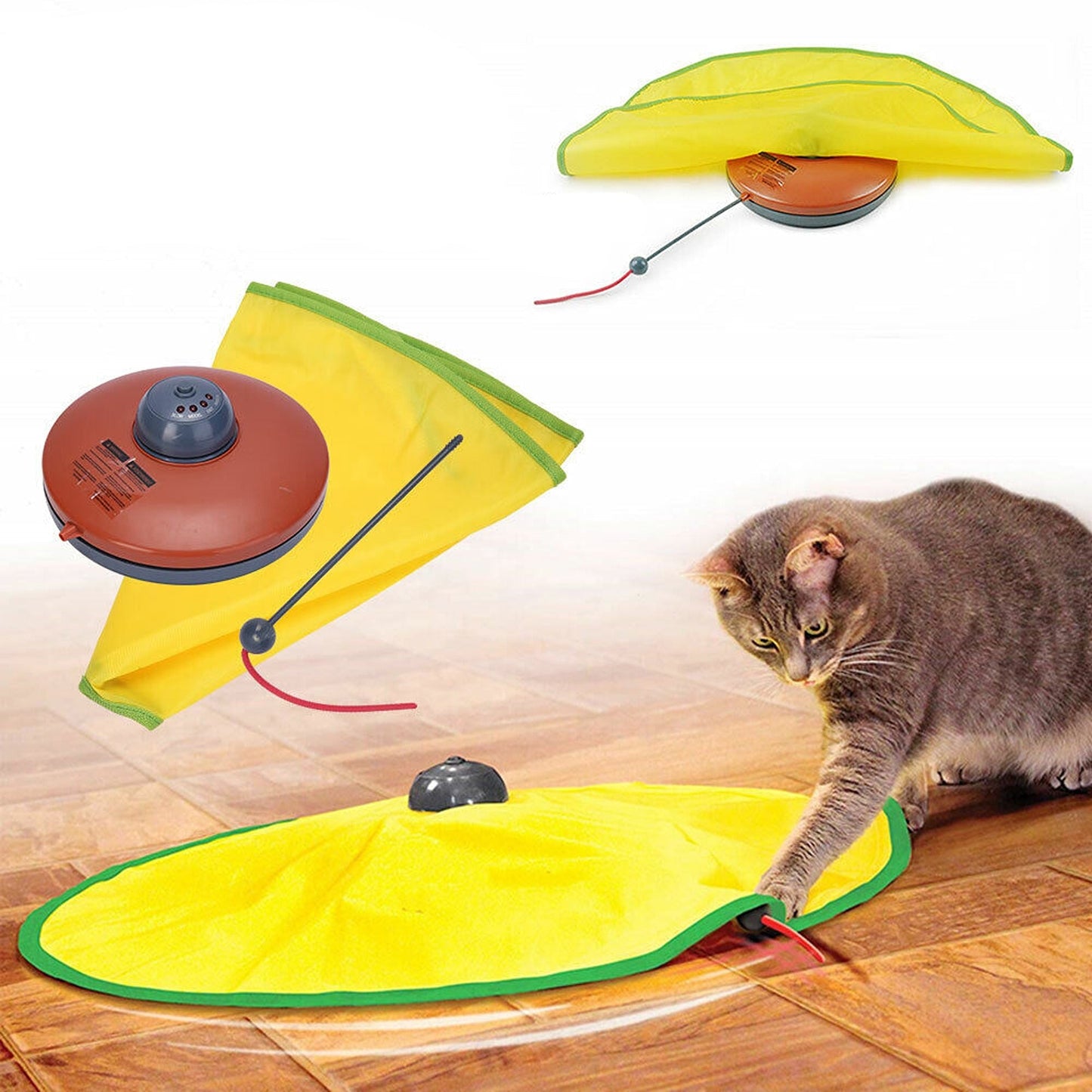 Interactive Cat Toy with Rotating Mouse Electronic Puzzle for Pets