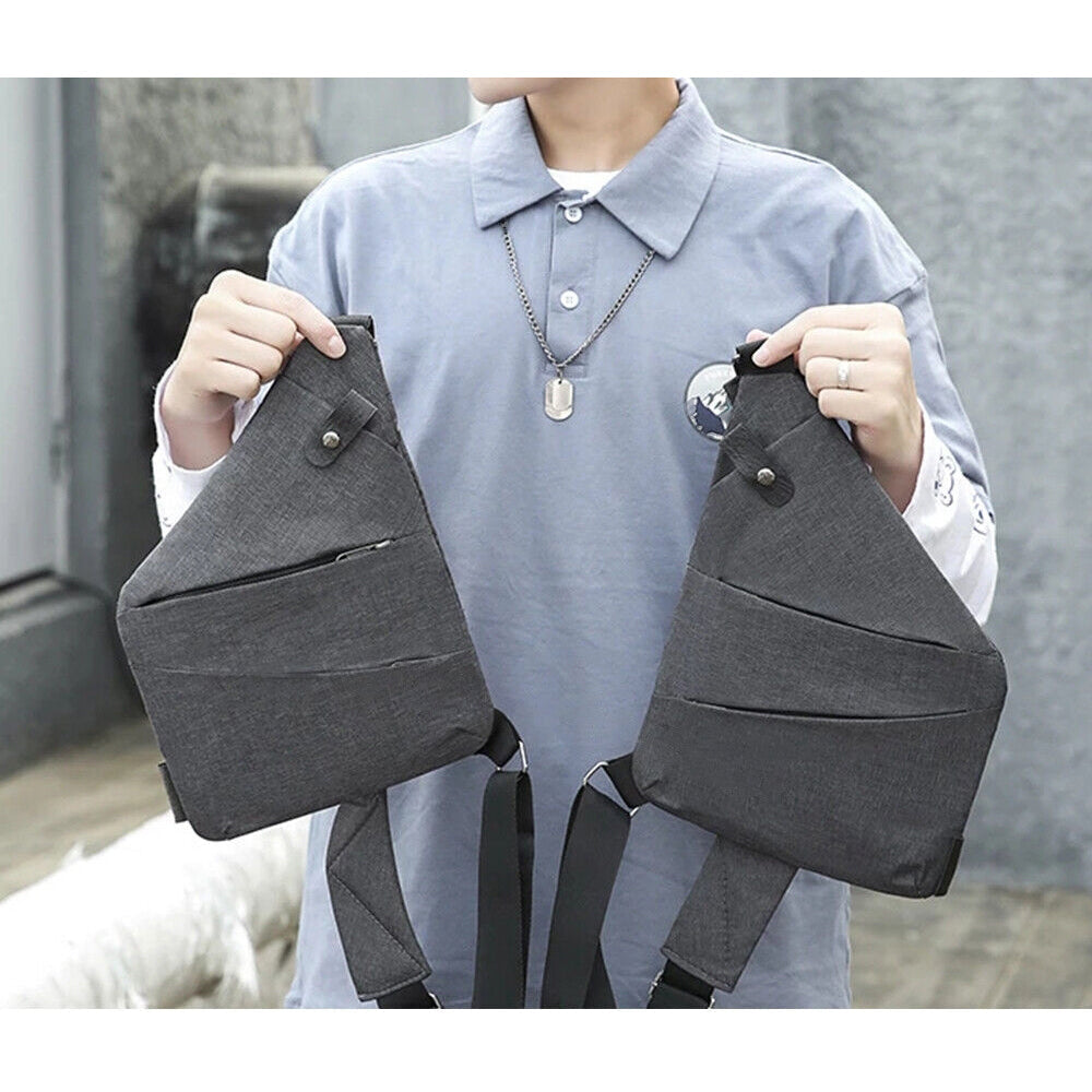 Portable Waterproof Shoulder Bag with Anti-Theft Pocket Personal Travel Chest Bag