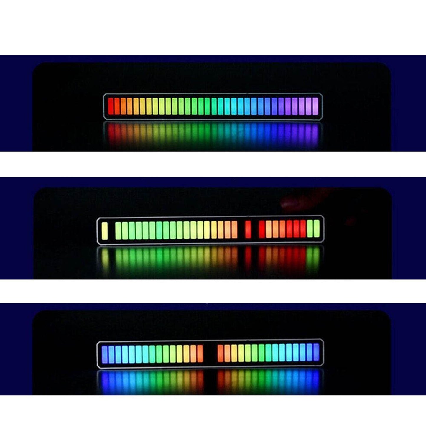 RGB Sound Activated Music Rhythm LED Ambient Light Bar