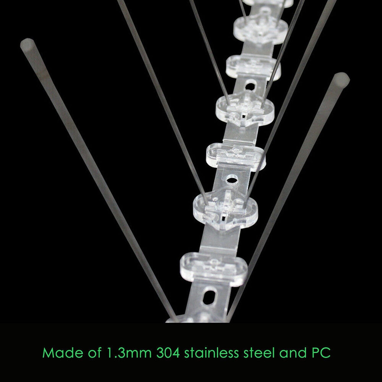 10 Pack Cat Mouse and Bird Spike Fence Deterrent Control