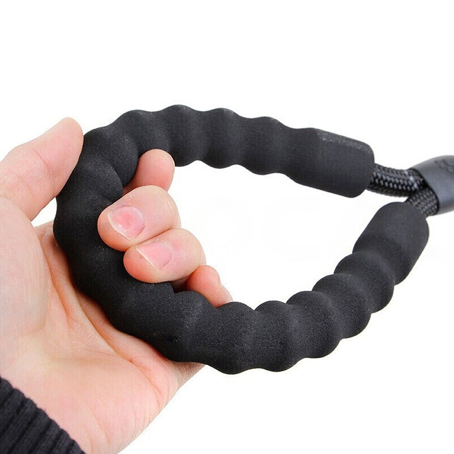 Black Heavy Duty Nylon Dog Training Leash Strong Rope Recall Lead