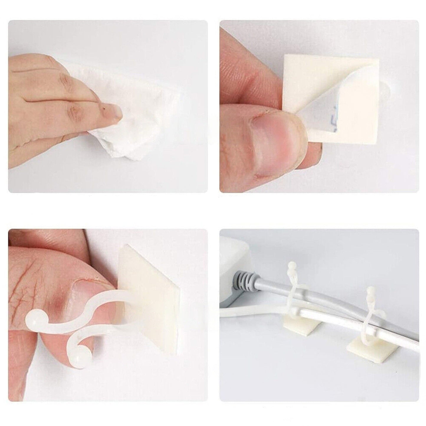 100pcs Plant Climbing Wall Vines Fixing Clips Invisible Rattan Clamp