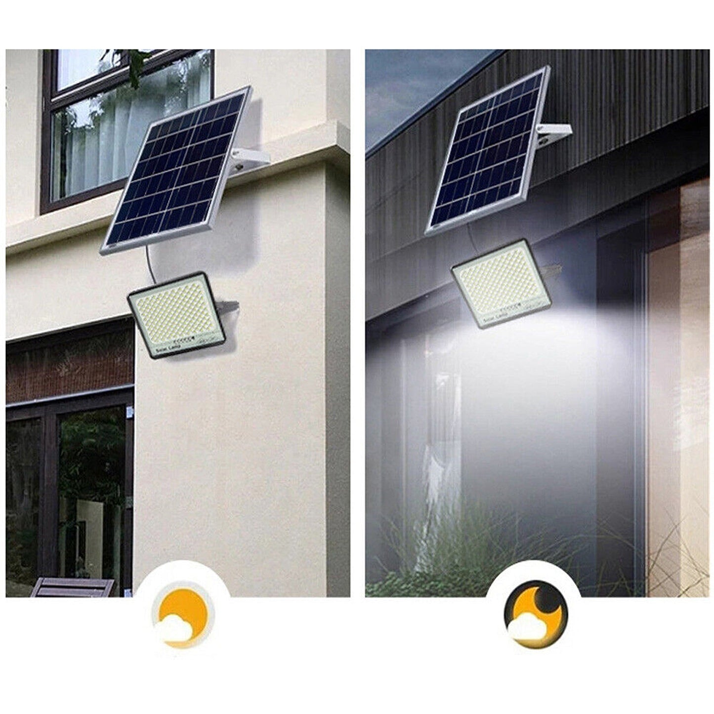 128 LED Motion Sensor Solar Street Light with Remote Control