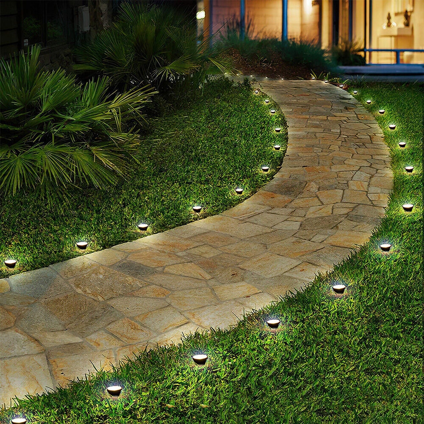 10 in 1 Solar Spot Light Outdoor Waterproof LED Garden Lawn Lights