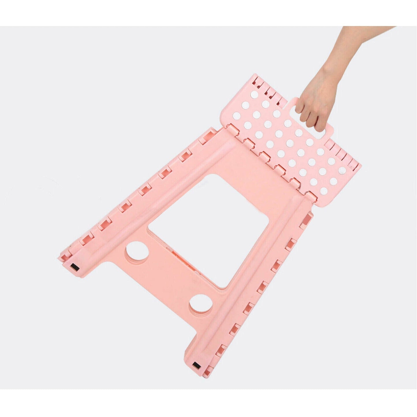 Portable Folding Plastic Step Stool Compact Chair for Outdoor